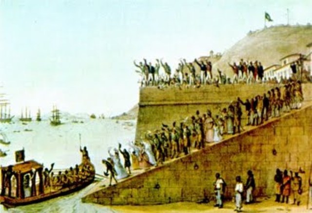 D. João VI, e a Corte, regressam a Portugal.