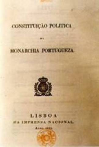 Promulgação da Constituição Portuguesa.