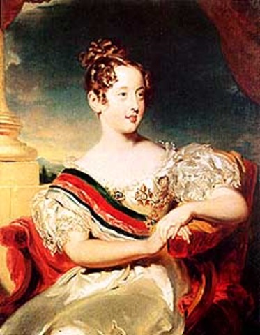 Juramento solene de D. Maria II da Carta Constitucional.