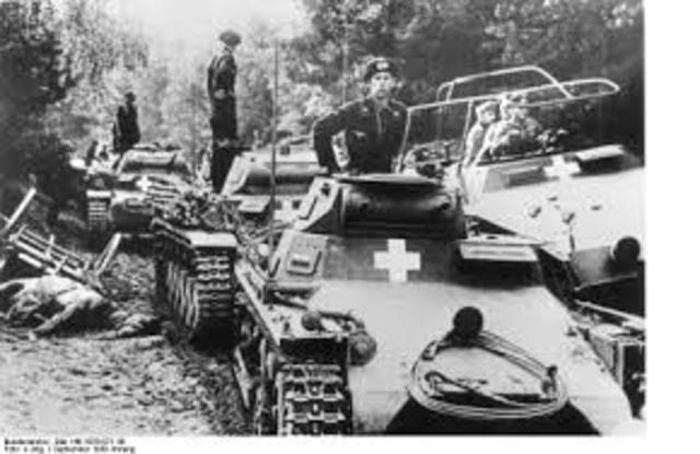 Alemania invade a Polonia: 1 septiembre de 1939