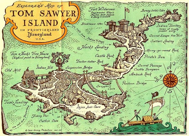 Huck leaves for Jackson Island