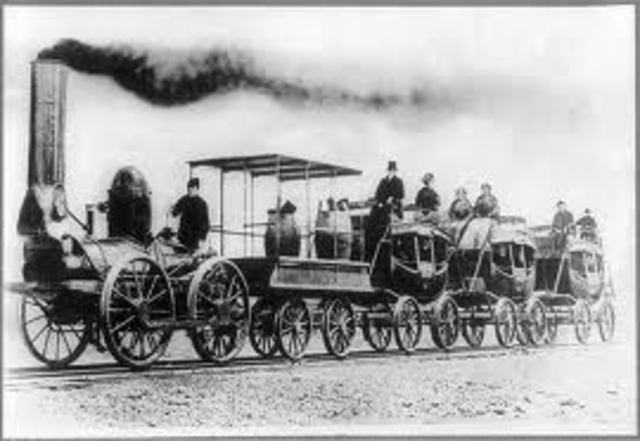 First Steam Powered Locomotive