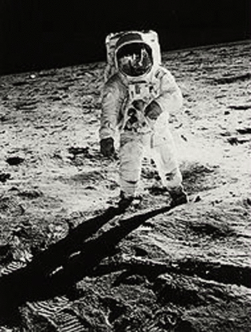 The First Moon Walk