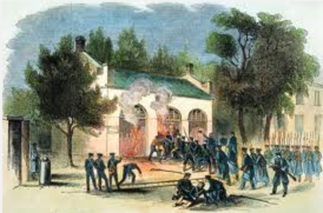 Attack on Harpers Ferry 1859