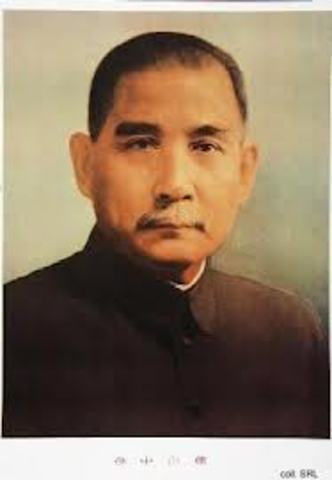 Sun Yixian became the president of the New Republic China