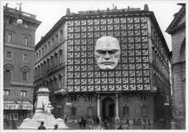 Mussolini’s Fascist Party in Italy