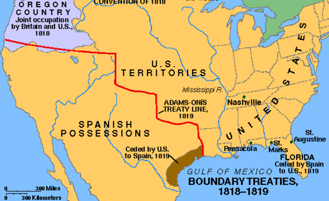 Adams-Onis Treaty Signed