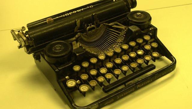 la maquina de escribir