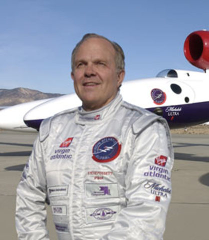 Steve Fossett becomes the first person to fly solo around the world nonstop in a balloon.