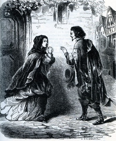 D' Artagnan Saves Madame Bonacieux