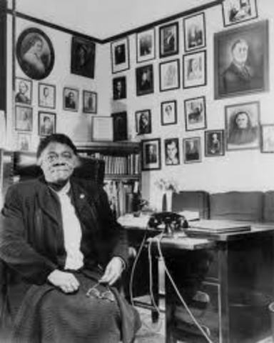 Mary Bethune Made Head of the Division of Negro Affairs and the National Youth Administration
