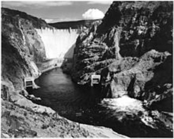 Boulder Dam (Hoover Dam) Built
