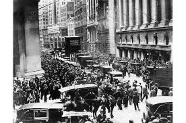 stock market crash (black tuesday)