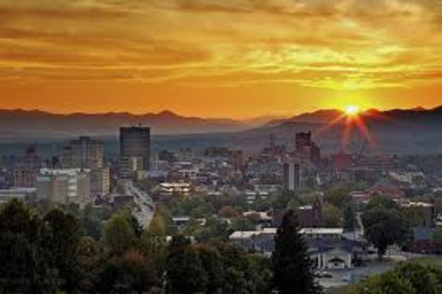 When i moved to Ashville,North Carolina