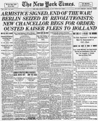 Armistice Signed