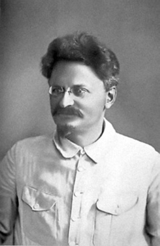 Trotsky Flees Russia
