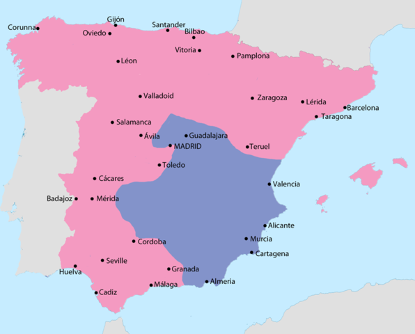 Spanish civil war begins