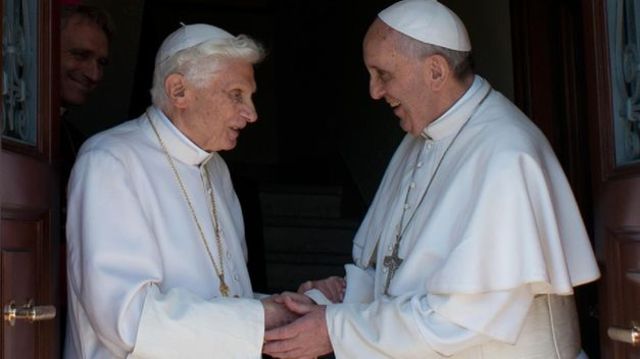 Francisco se reúne con Benedicto