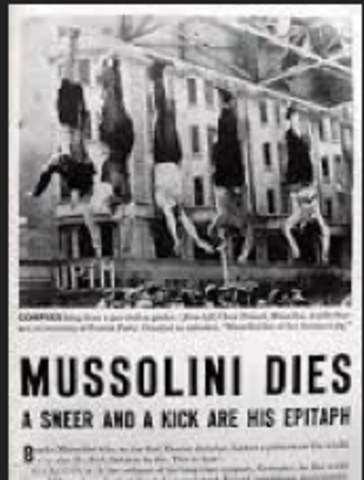 Mussolini Dies