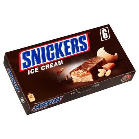Snickers ice cream bar is made