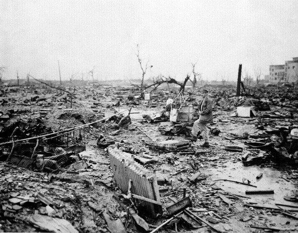 The United States drops the first atomic bomb on Hiroshima, Japan
