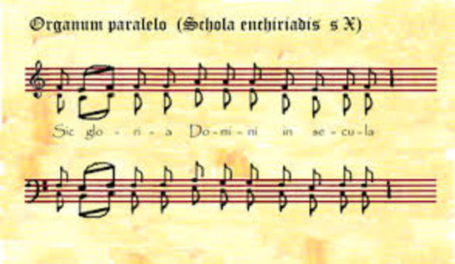 Aparición de la polifonía.