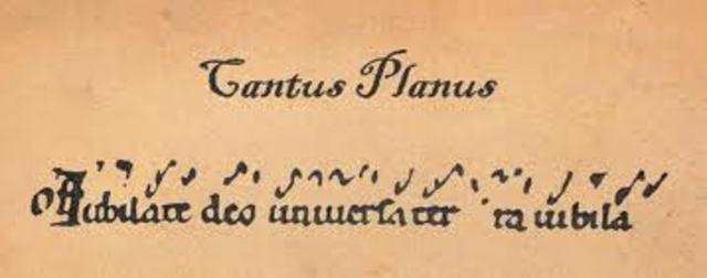 El canto llano./El canto gregoriano.