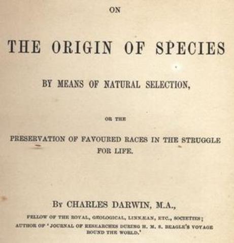 Origin of the Species published