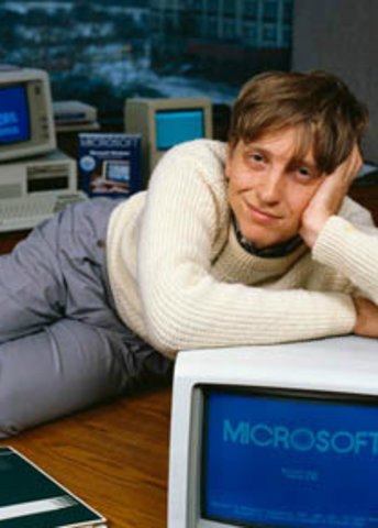 BILL GATES FUNDA MICROSOFT