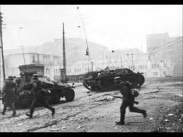 German invade France and Netherlands