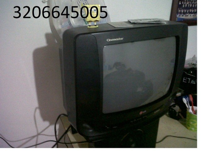 Televisor a color con control remoto