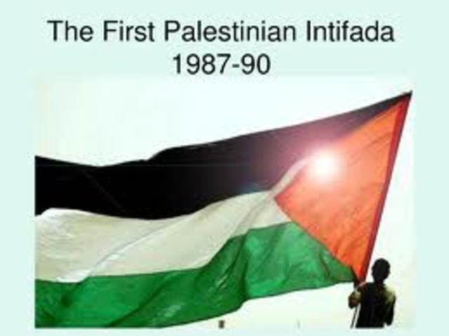 The first intifada.