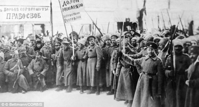 Russia Falls to Communism and Withdrwas from War