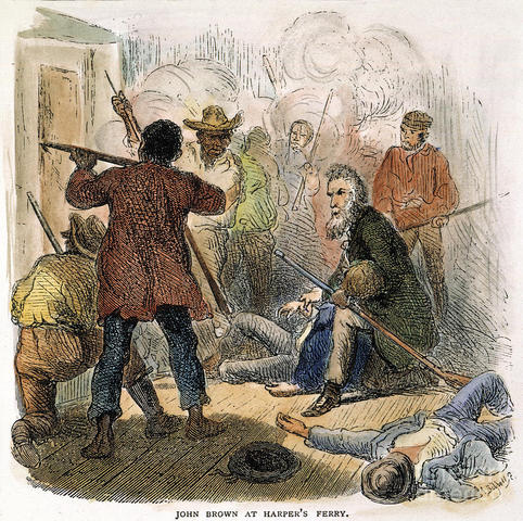 Attack on harpers ferry 1859