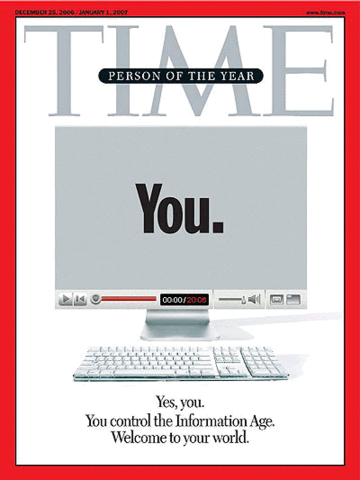 "You" are Time Magazine's person of the year
