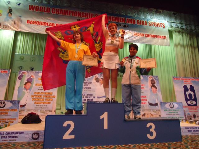 Чемпионка Украины среди женщин: рывок