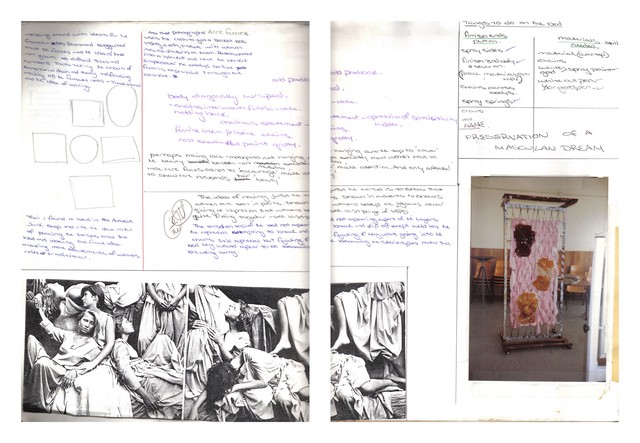 3 Unit visual arts process diary.