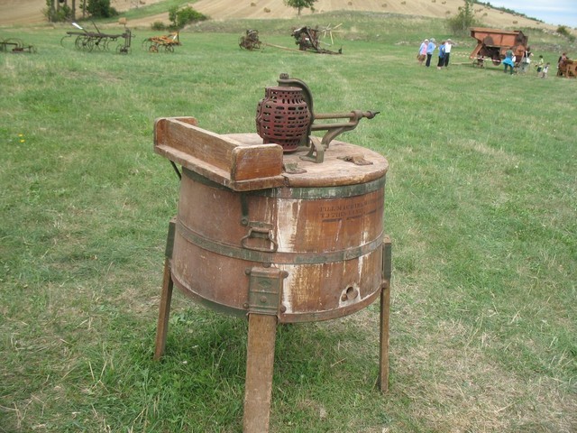 premières machines à laver mécaniques,
