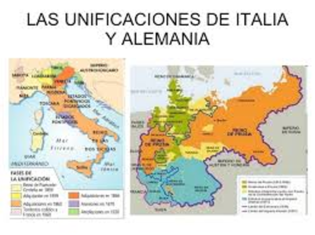 UNIFICACIONES DE ITALIA Y ALEMANIA