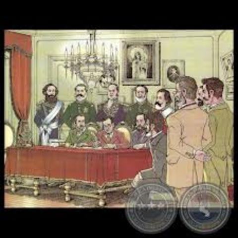 Firma de la Triple Alianza