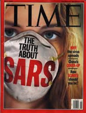 Hong Kong suffers a deadly outbreak of the SARS virus,