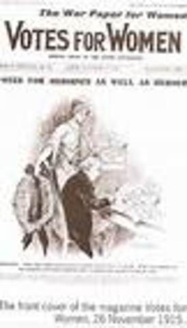 Suffragette magazine 'Votes For Women' had a circulation of 40,000