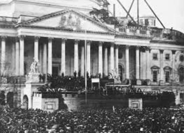 Abraham Lincoln is sworn