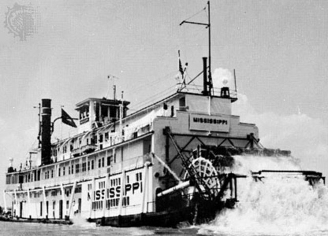 Paddle-Wheel Steam Boat