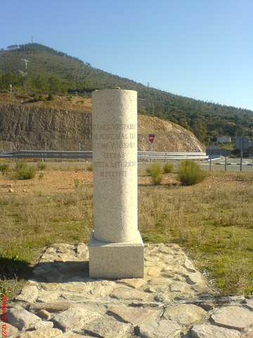 Contruscción de la calzada romana Vía de la Plata