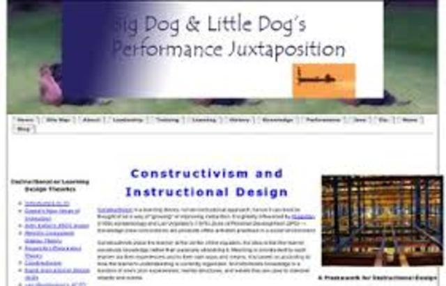 El constructivismo se incorporá la diseño instruccional hacia los 90.