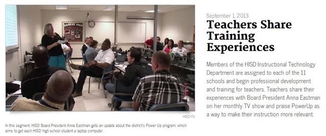 Teachers Share Training Experience