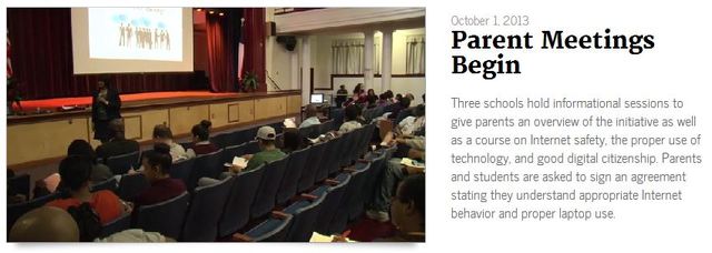 Parent Meetings Begin