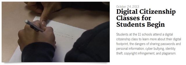 Digital Citizenship Instruction for Students