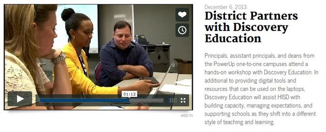 Partnership with Discovery Ed